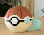 Squirtle Poké Ball Figure – 3D Printed Collectible