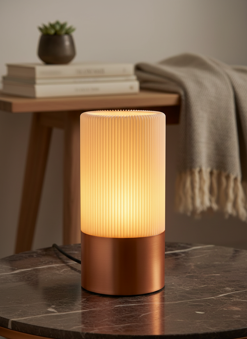 Warm Amber Lamp